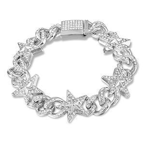 STAR BRIGHT CUBAN BRACELET