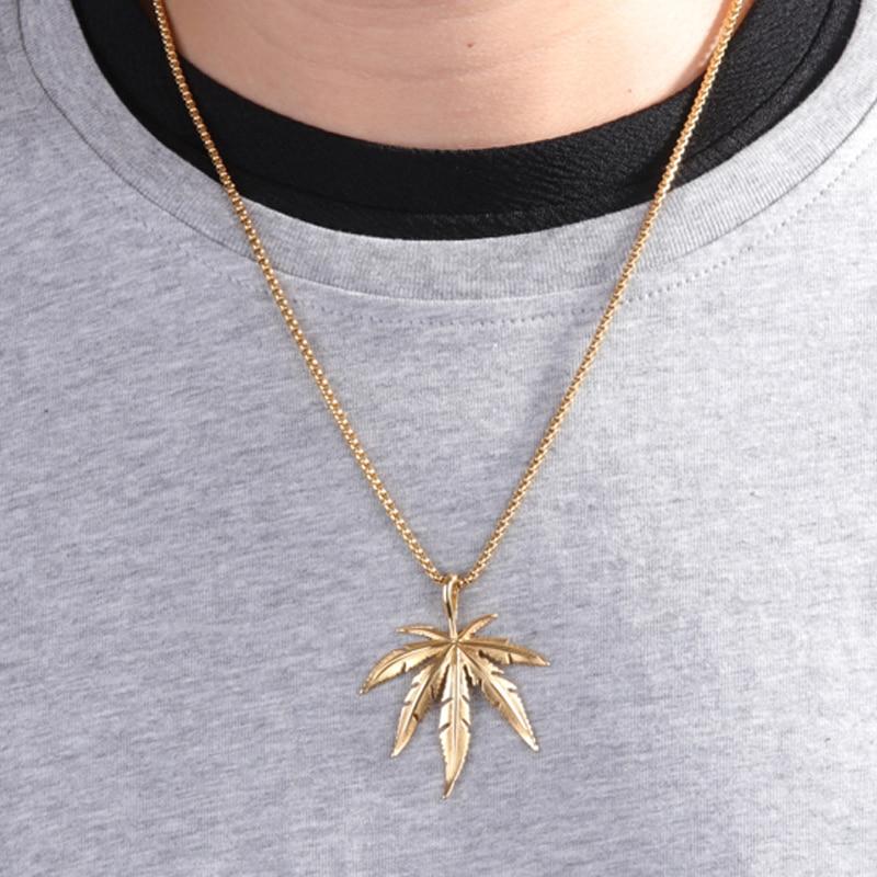 14K GOLD PLATED HERB PENDANT & CHAIN AAAAA+