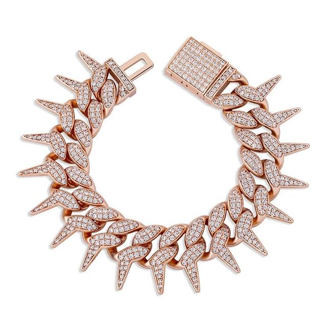 CUBAN SPIKED BRACELET AAA+