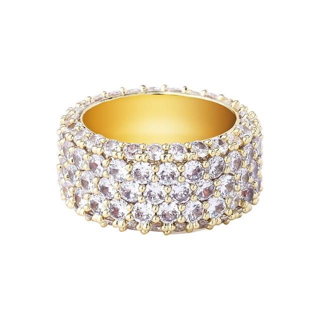FULLY ICED LAB MADE WHITE GOLD AAAA+ RING (EXCLUSIVE)