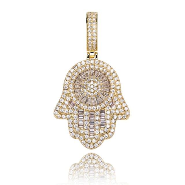 HAMZA ICED OUT PENDANT