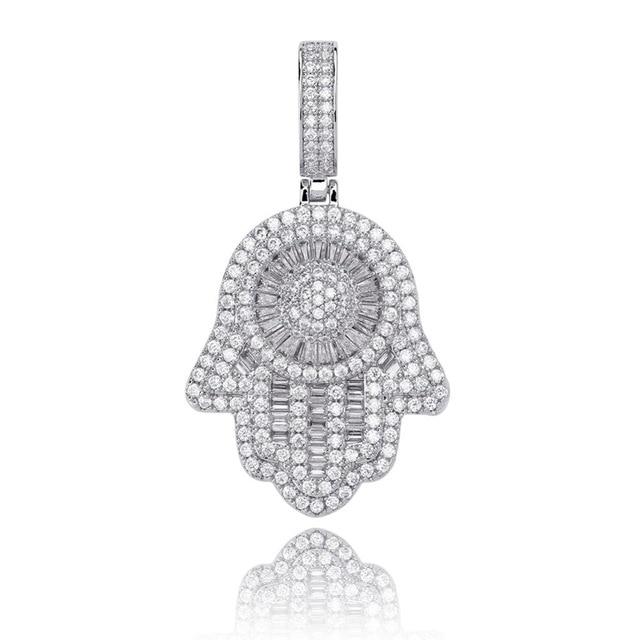 HAMZA ICED OUT PENDANT
