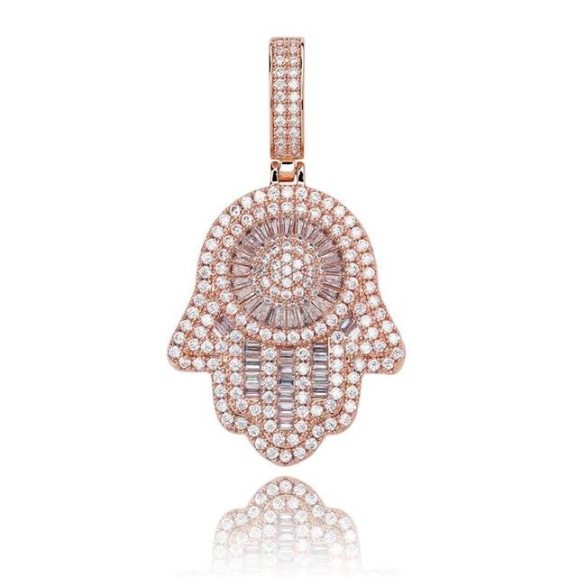 HAMZA ICED OUT PENDANT