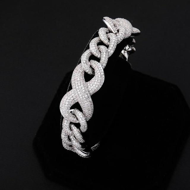 INFINITI CUBAN LINK BRACELET AAAA+