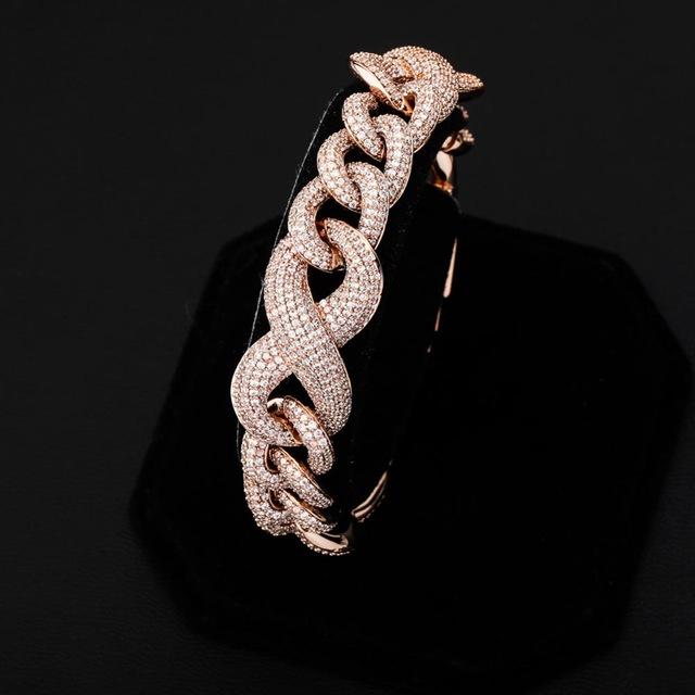 INFINITI CUBAN LINK BRACELET AAAA+