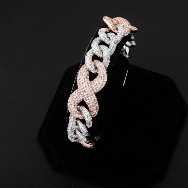 INFINITI CUBAN LINK BRACELET AAAA+