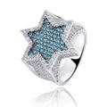 SAPPHIRE LAB MADE AAA+ RING