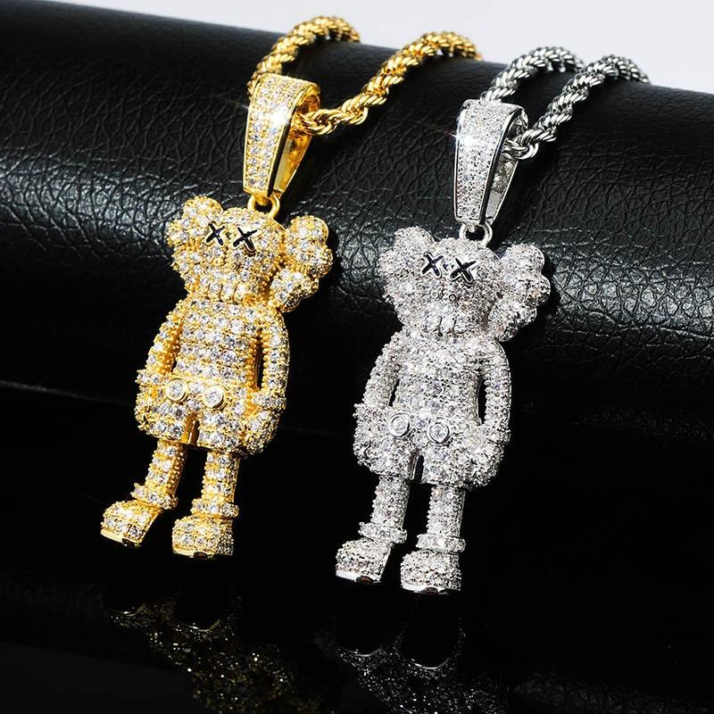 KAWS WHITE GOLD AAA+ PENDANT