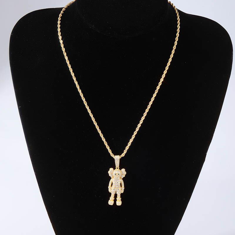 KAWS WHITE GOLD AAA+ PENDANT