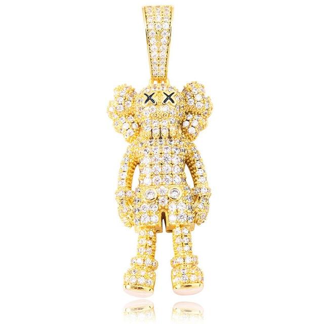 KAWS WHITE GOLD AAA+ PENDANT
