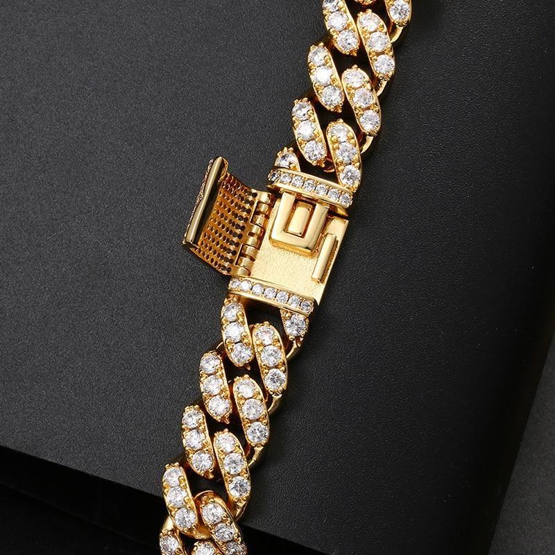 ICED OUT CUBAN LINK BRACELET