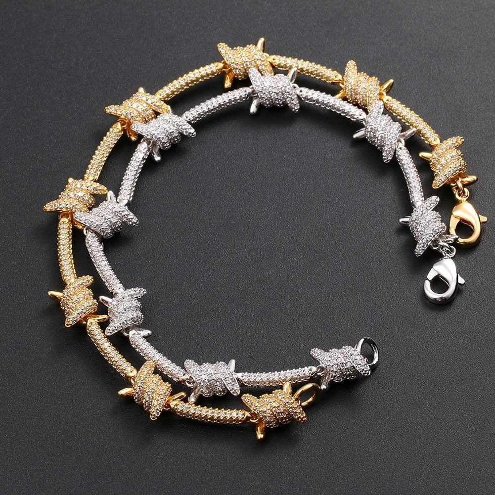 BARB WIRE RHINESTONE BENGAL