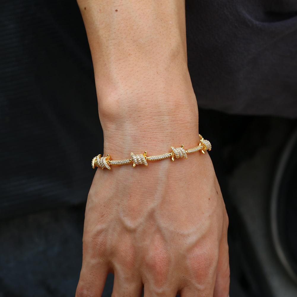 BARB WIRE RHINESTONE BENGAL
