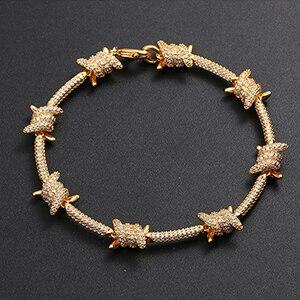 BARB WIRE RHINESTONE BENGAL