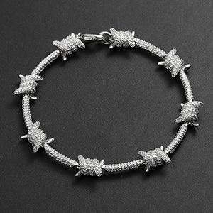 BARB WIRE RHINESTONE BENGAL